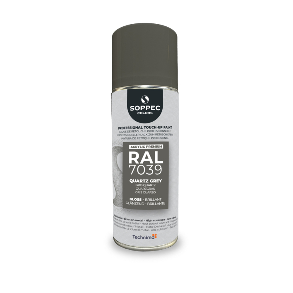SOPPEC ACRYL PREMIUM RAL7039 BRILLANT 400ML (gris quartz) - SOPPEC - 424128