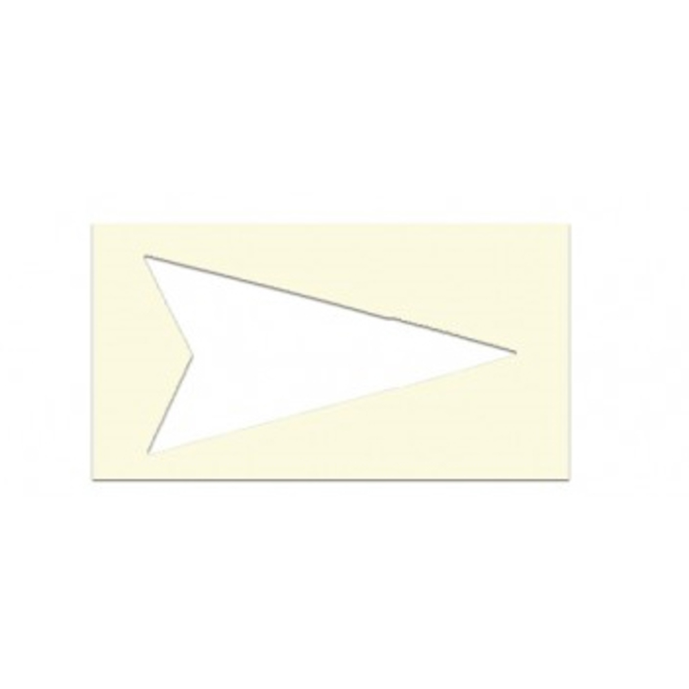 POCHOIR SOPPEC TÊTE DE FLÈCHE EN PVC 1MM D'ÉPAISSEUR RÉUTILISABLE -451726