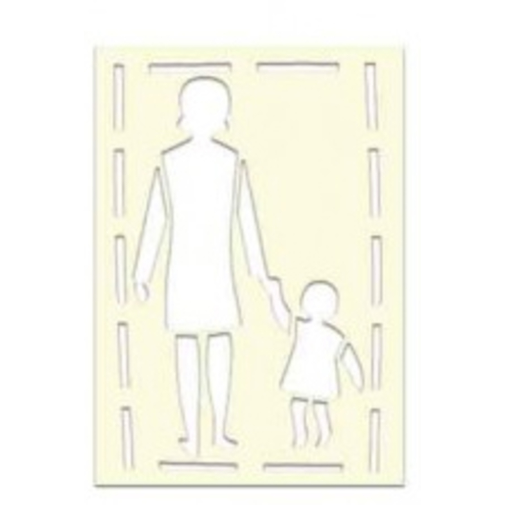 POCHOIR SOPPEC SORTIE D'ÉCOLE EN PVC 1MM D'ÉPAISSEUR RÉUTILISABLE -451728