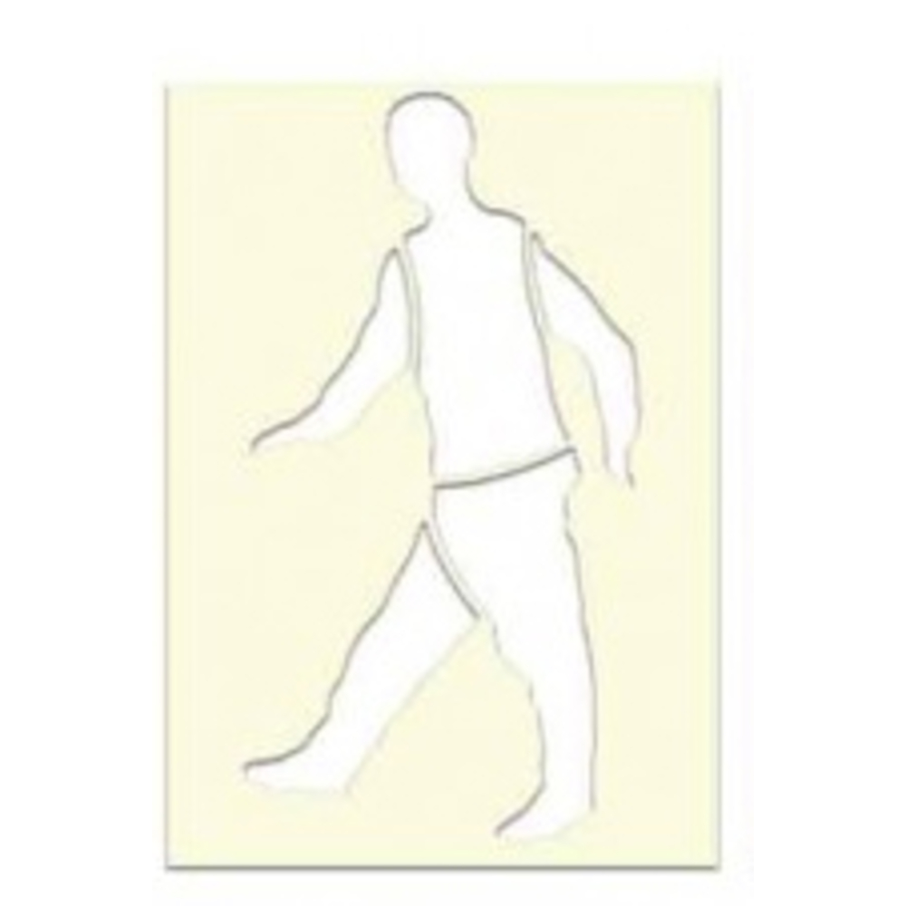 POCHOIR SOPPEC PASSAGE PIÈTON EN PVC 1MM D'ÉPAISSEUR RÉUTILISABLE -451756