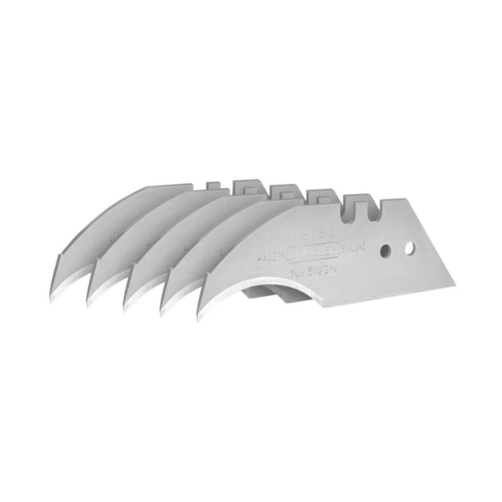 Lames de couteau concave 5192 - 5 lames - 0-11-952 - STANLEY