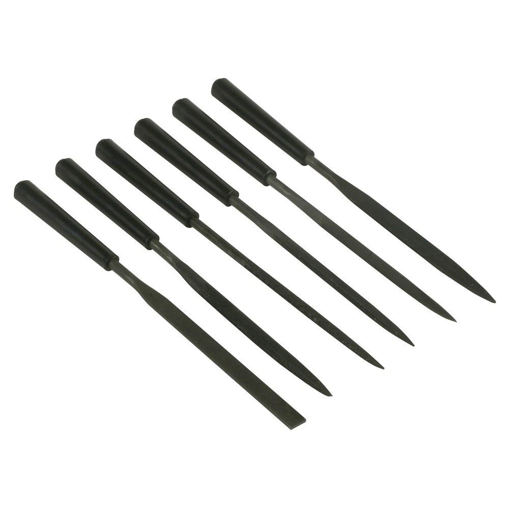 Limes aiguilles 160 mm - jeu de 6 pièces - 0-22-500 - STANLEY
