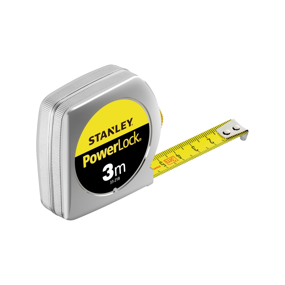 Mesure 3 m x 12,7 mm Powerlock Classic métal - 0-33-218 - STANLEY