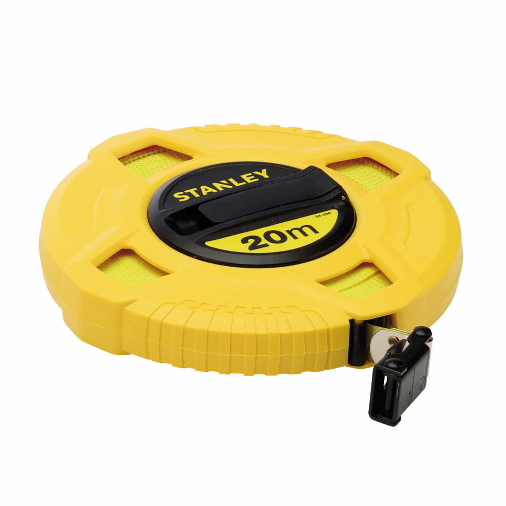 MESURE LONGUE 20M X 12,7MM RUBAN FIBRE DE VERRE STANLEY - 0-34-296