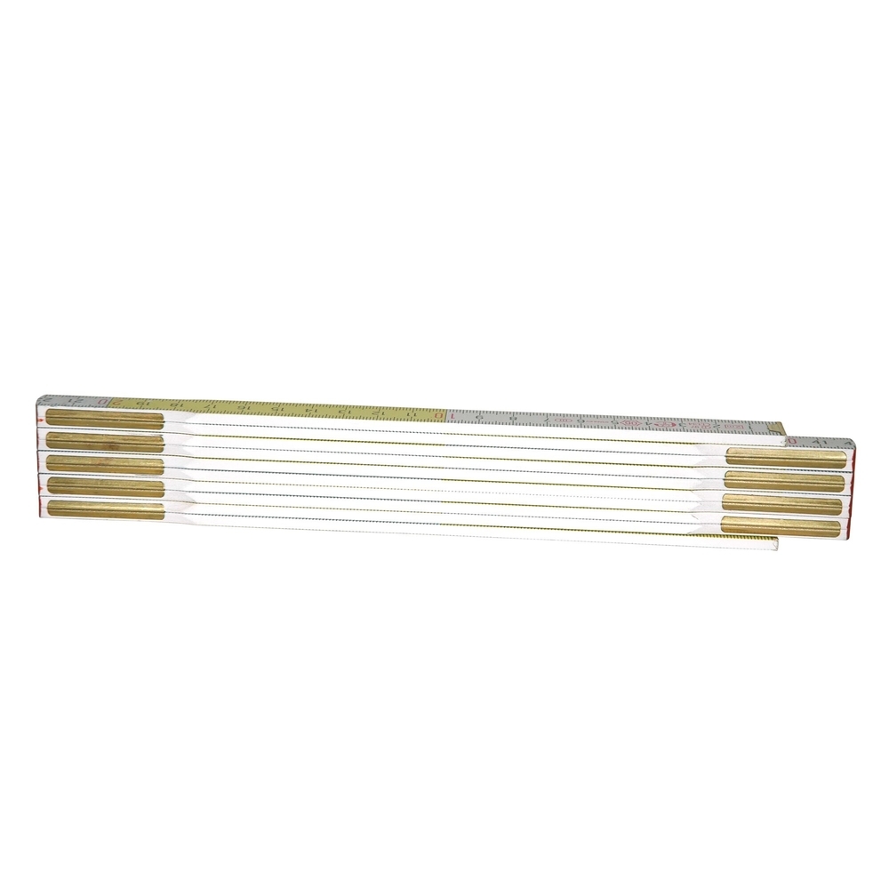 Mesure pliante 2 m x 17 mm bois blanc-jaune - 0-35-458 - STANLEY