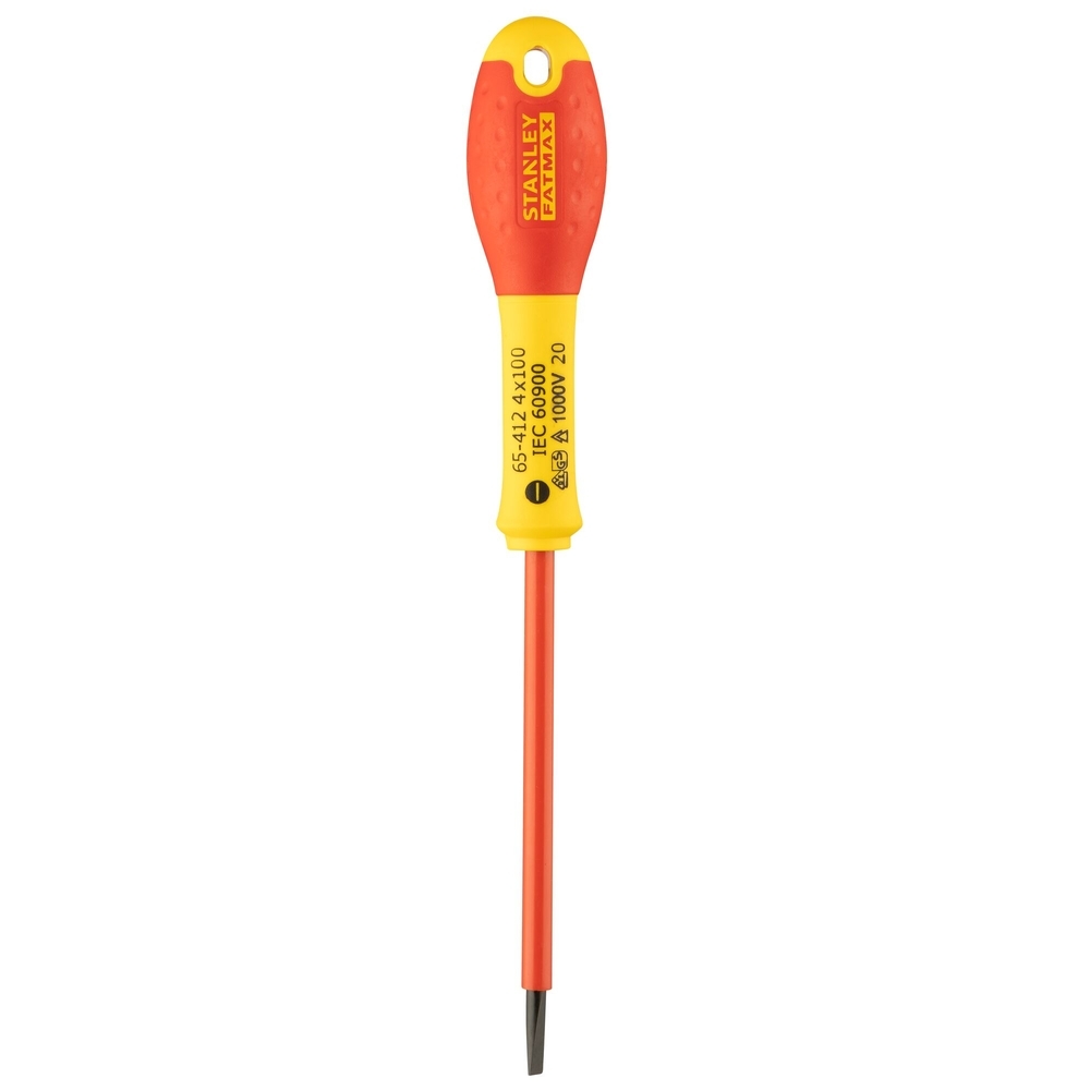 Tournevis d'électricien isolé 1000 V 4 x 100 mm - Fatmax  - 0-65-412 - STANLEY FATMAX