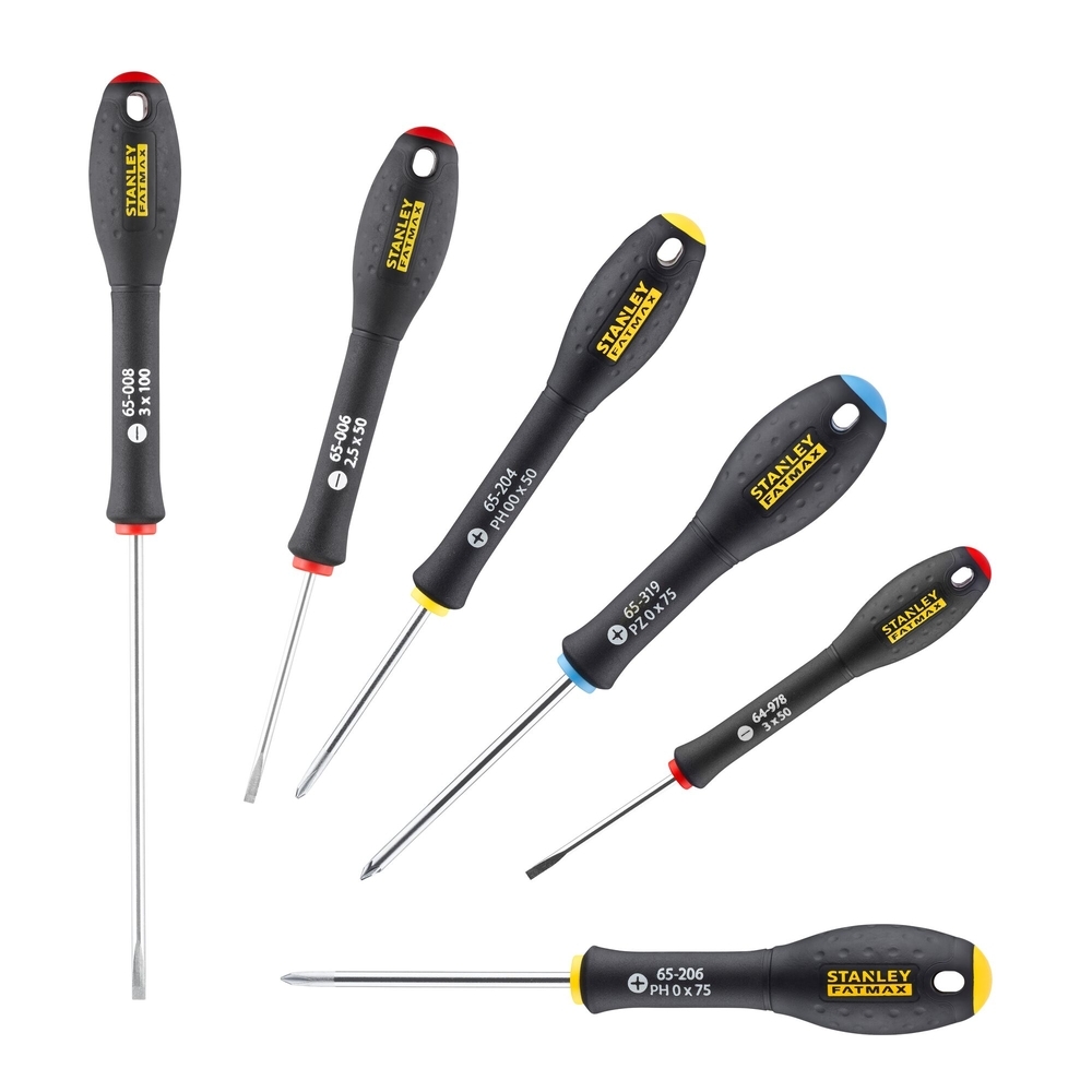 Tournevis de précision - jeu de 6 pièces - Fatmax - 0-65-492 - STANLEY FATMAX