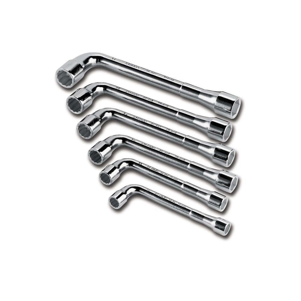 Clé à pipe débouchée 6 x 12 pans - jeu de 6 pièces - 0-86-699 - STANLEY
