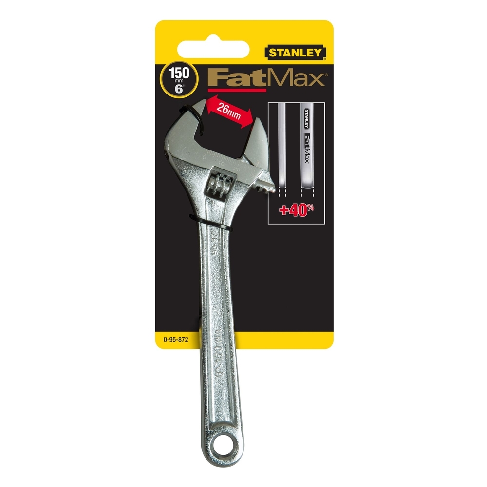Clé à molette 150 mm - Fatmax - 0-95-872 - STANLEY FATMAX