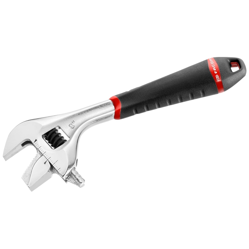 Clé à molette réversible manche métal 10