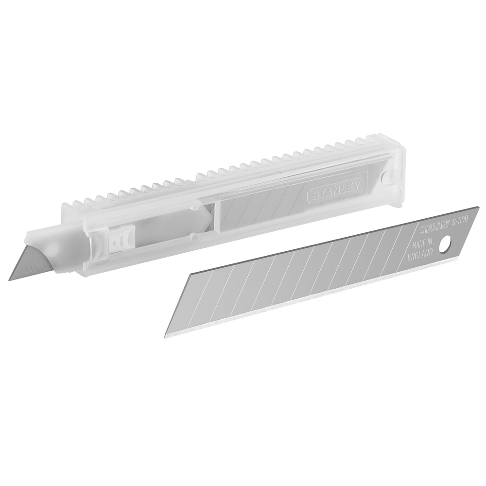 Lames de cutter 9 mm - 10 distributeur de 10 lames - 1-11-300 - STANLEY