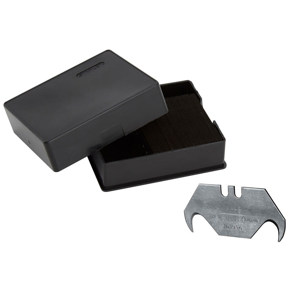 Lames de couteau 1996 sans trou - boite 100 lames - 1-11-983 - STANLEY