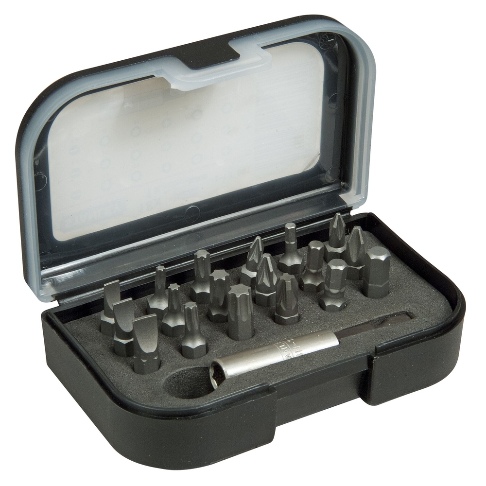 Coffret d'embouts de vissage 1/4’’ 25 mm - jeu de 19 pièces - gamme pro - 1-13-901 - STANLEY