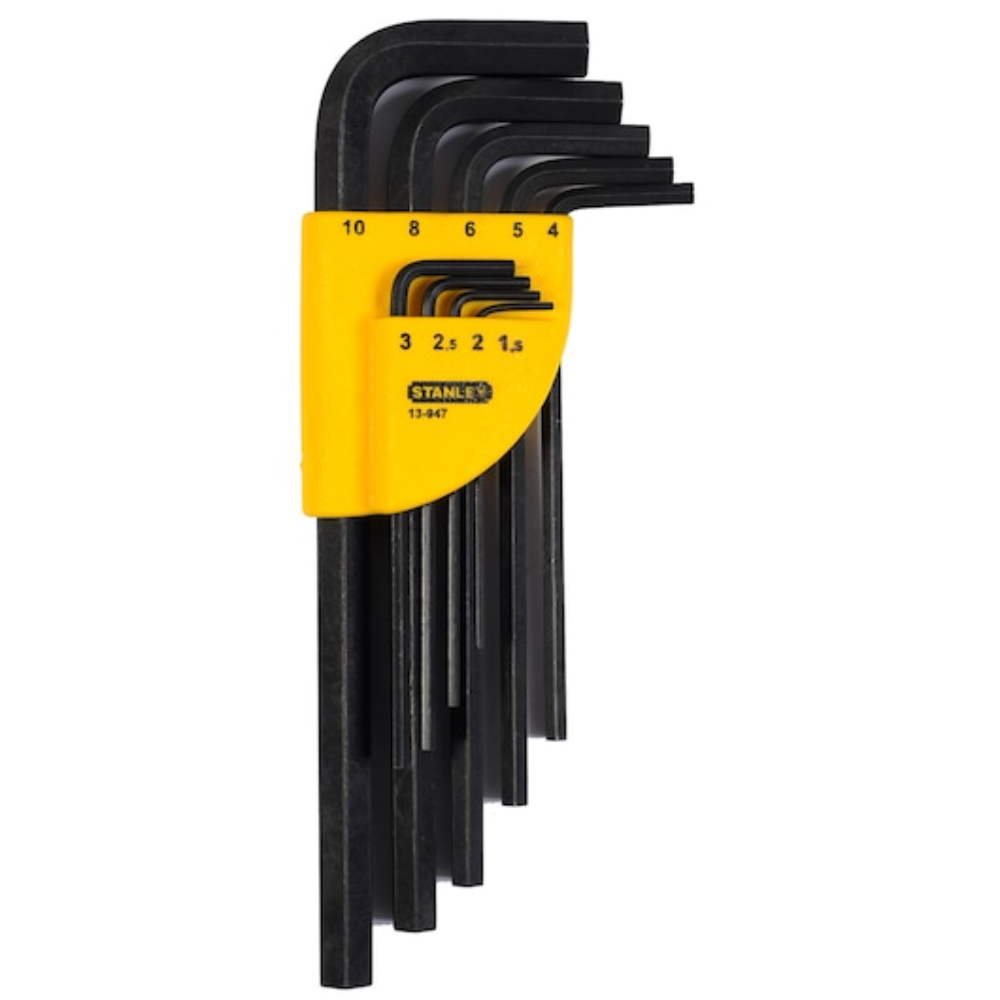 Clé mâle longue - étui de 9 pièces - 1-13-947 - STANLEY