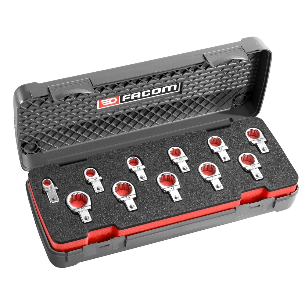 Coffret d'embouts 9 x 12 mm polygonaux métriques - FACOM - 12.J11