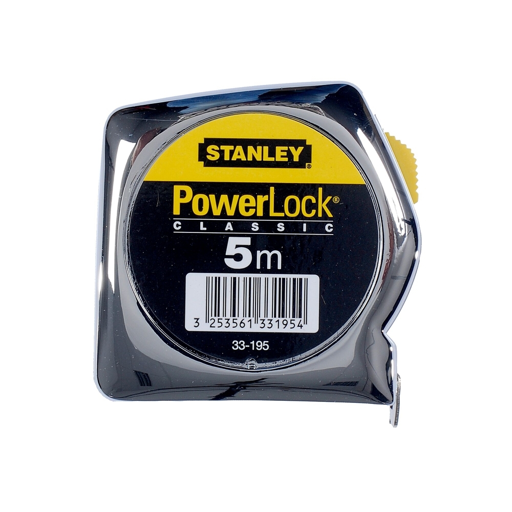 Mesure 5 m x 25 mm Powerlock Classic ABS - 1-33-195 - STANLEY