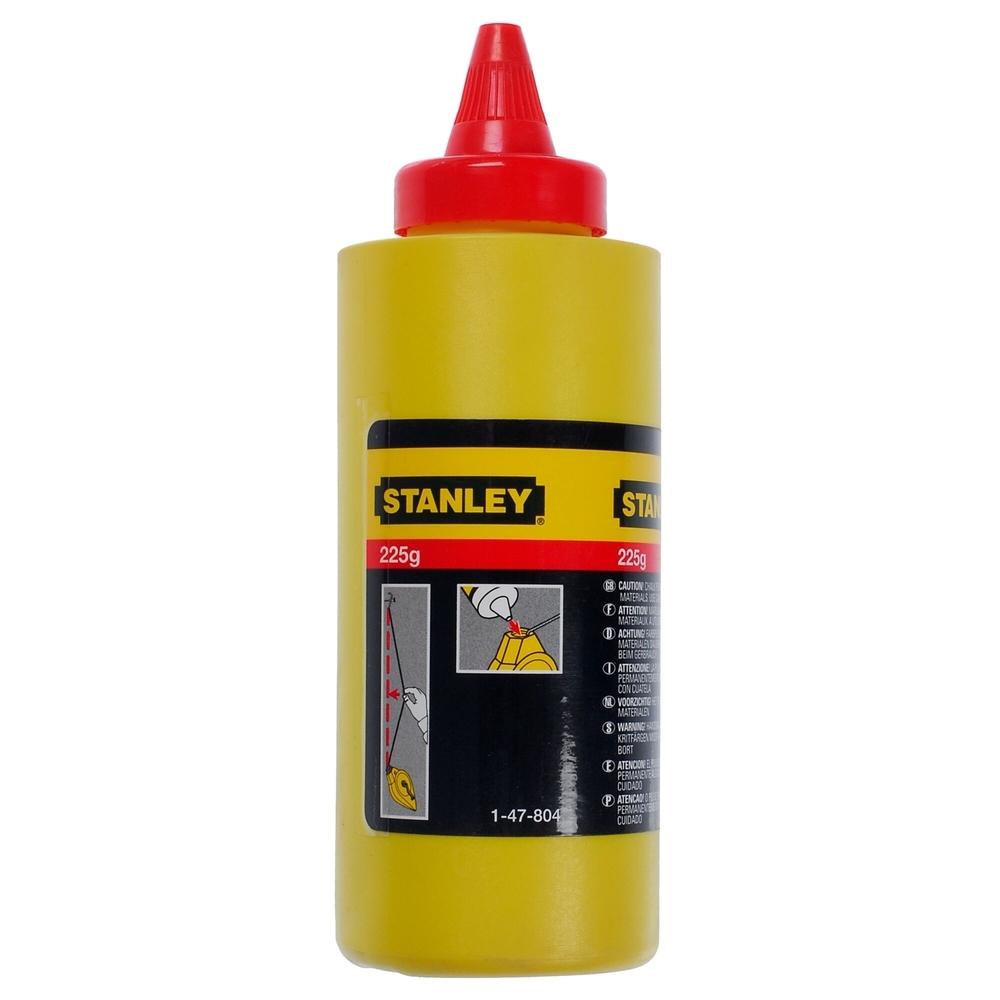 Poudre à tracer rouge - biberon 225 g - 1-47-804 - STANLEY