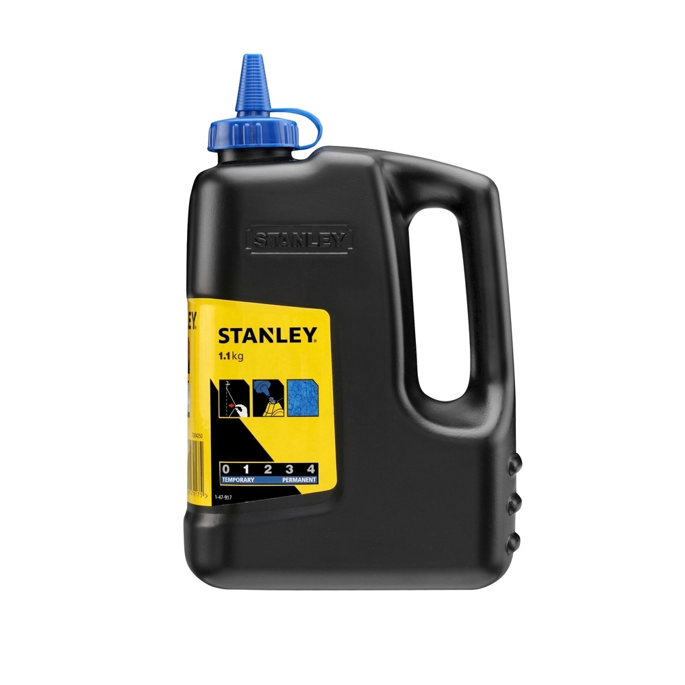 Poudre à tracer bleu - biberon 1000 g - 1-47-917 - STANLEY