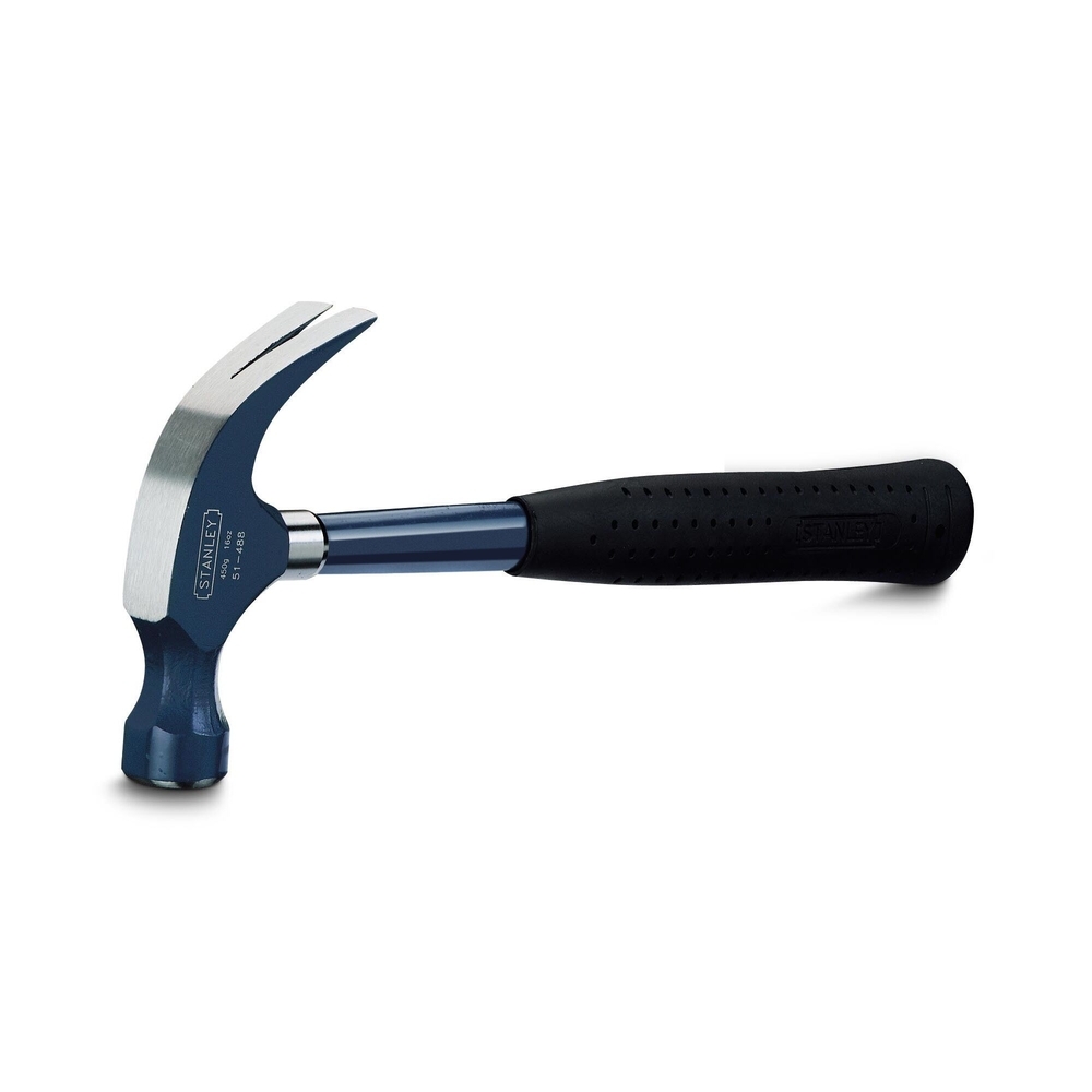 Marteau arrache-clous manche tubulaire acier Bluestrike 450 g - 1-51-488 - STANLEY