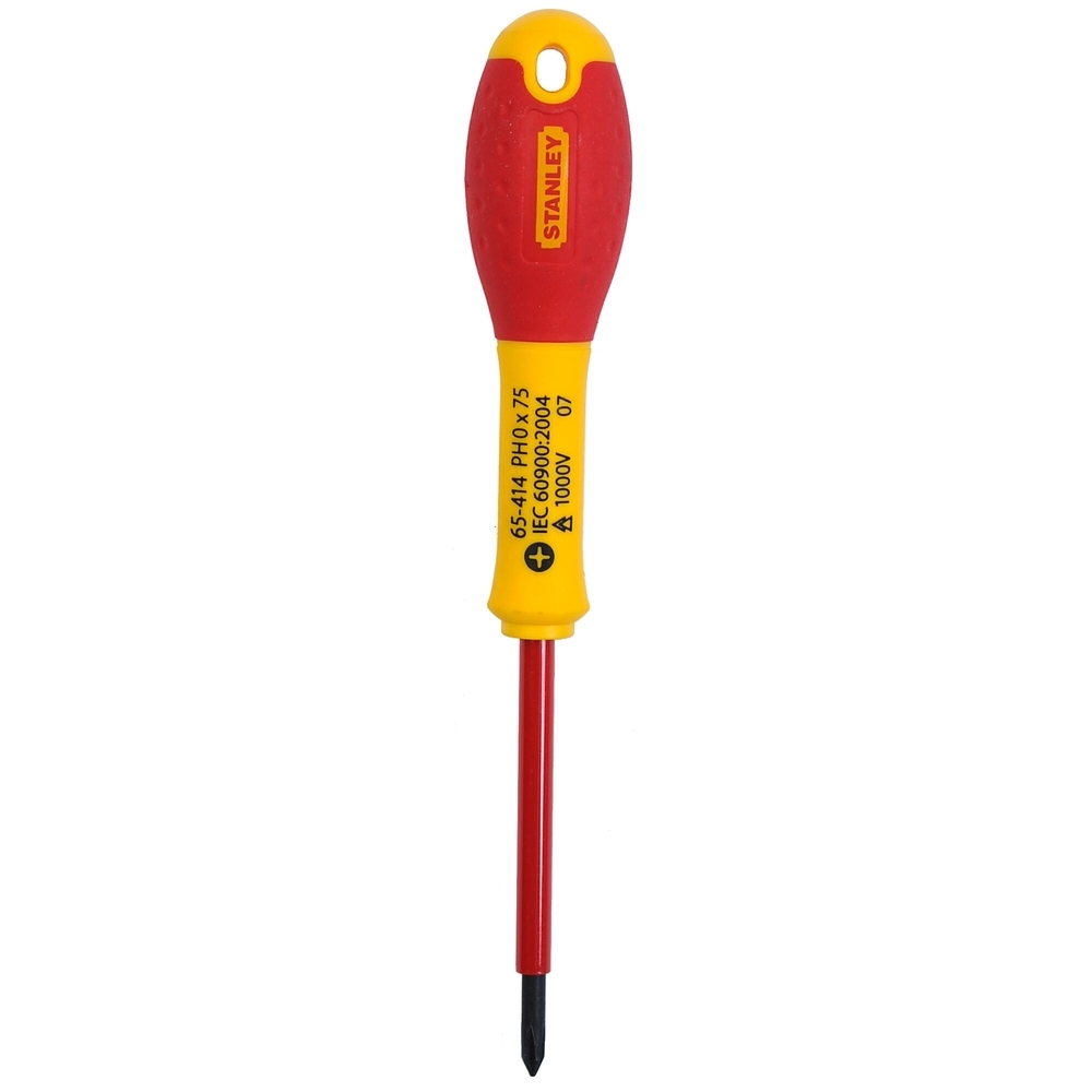 Tournevis Phillips isolé 1000 V PH0 x 75 mm - Fatmax - 1-65-414 - STANLEY FATMAX