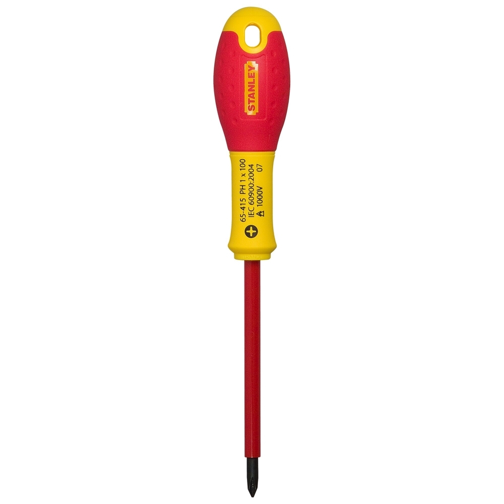 Tournevis Phillips isolé 1000 V PH1 x 100 mm - Fatmax - 1-65-415 - STANLEY FATMAX