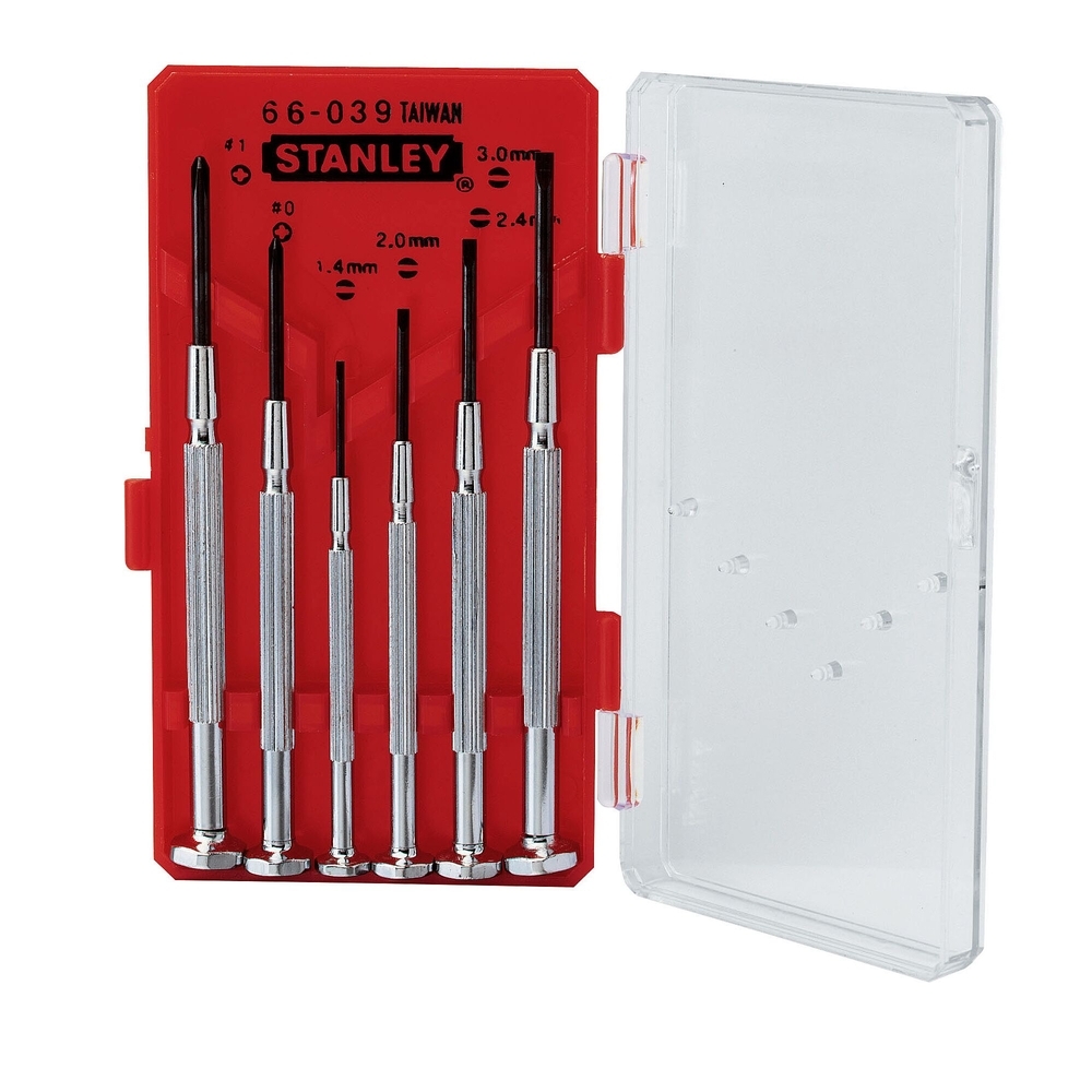 Tournevis horloger coffret 6 pièces - 1-66-039 - STANLEY