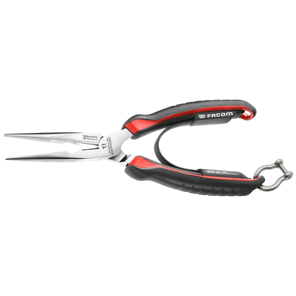 Pinces demi-rondes becs longs 200 mm SLS - FACOM - 185.20CPESLS