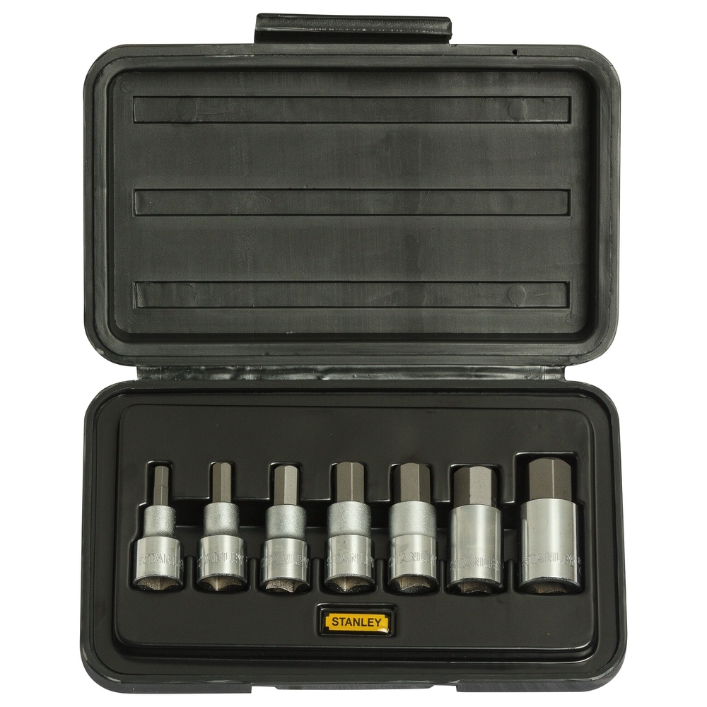Coffret de douilles 6 pans 1/2’’ - jeu de 7 pièces - 1-89-099 - STANLEY