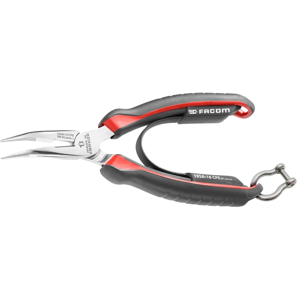 Pinces demi-rondes becs coudés courts 160 mm SLS - FACOM - 195.16CPESLS