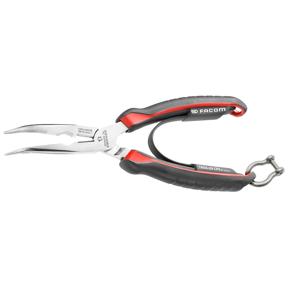 Pince demi-ronde becs coudés longs - SLS - FACOM - 195.20CPESLS