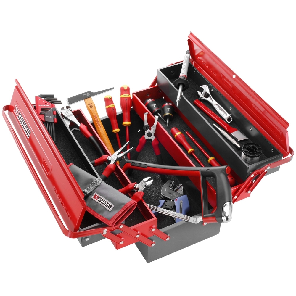 Sélection électronique 52 outils + boîte BT11A - FACOM - 2050.E15