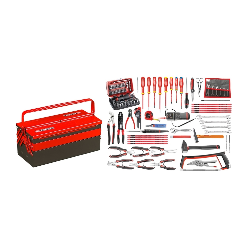 Sélection électronique 101 pièces + boîte BT11A - FACOM - 2050.E17