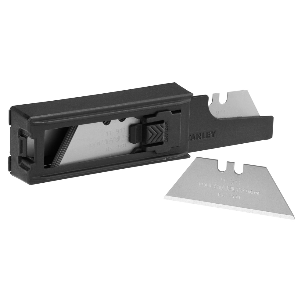 Lames de couteau 1991 sans trou - distributeur de 10 lames - 2-11-911 - STANLEY