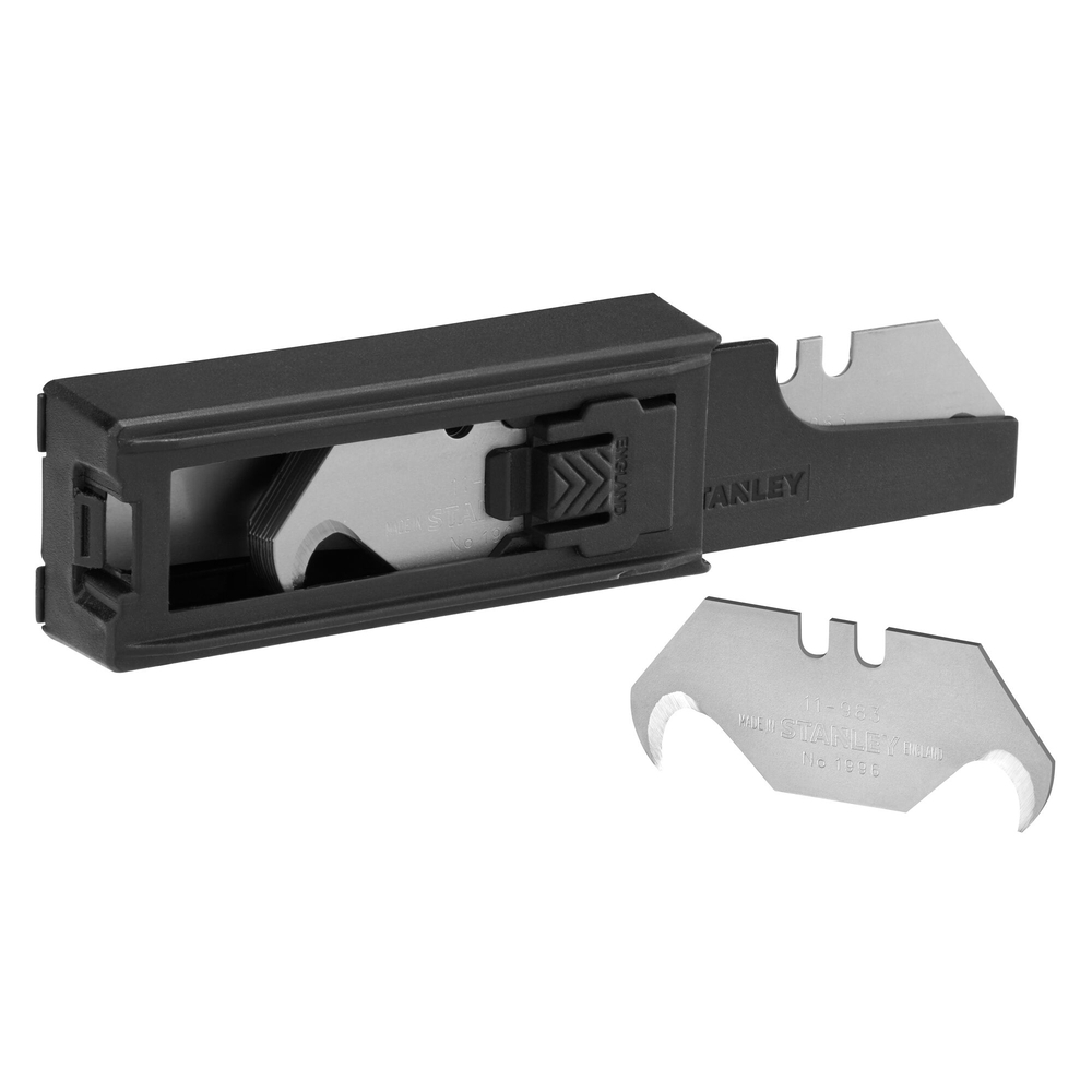 Lames de couteau 1996 sans trou - distributeur de 10 lames - 2-11-983 - STANLEY