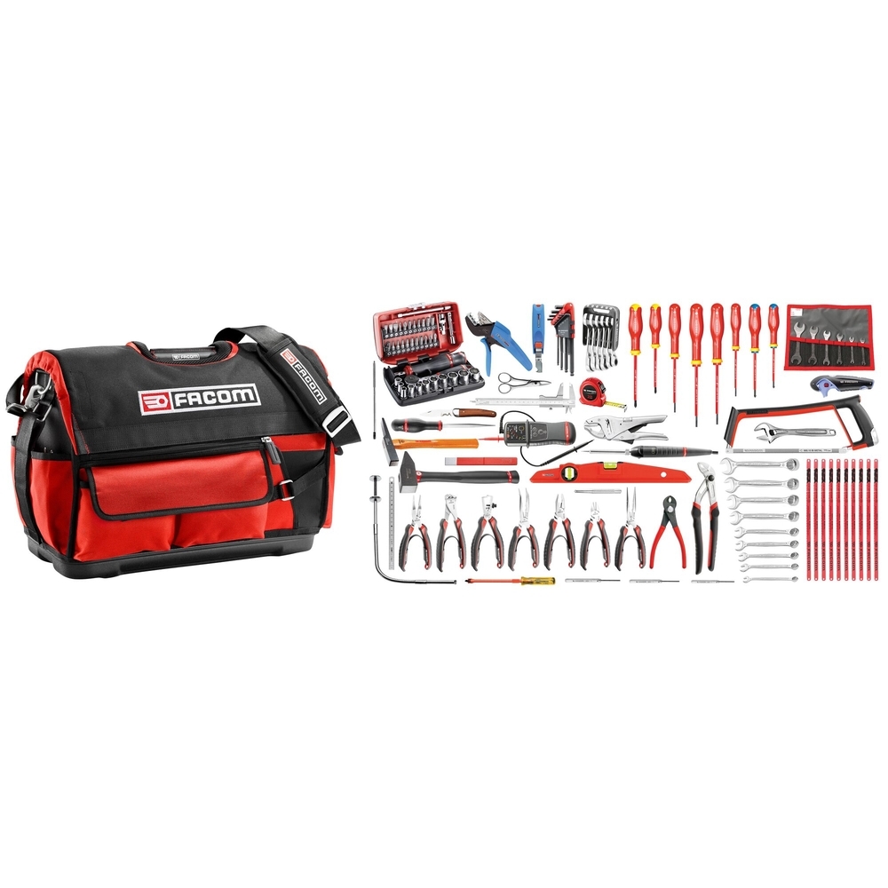 Sélection électronique 120 outils + boîte outils textile - FACOM - 2120.E18