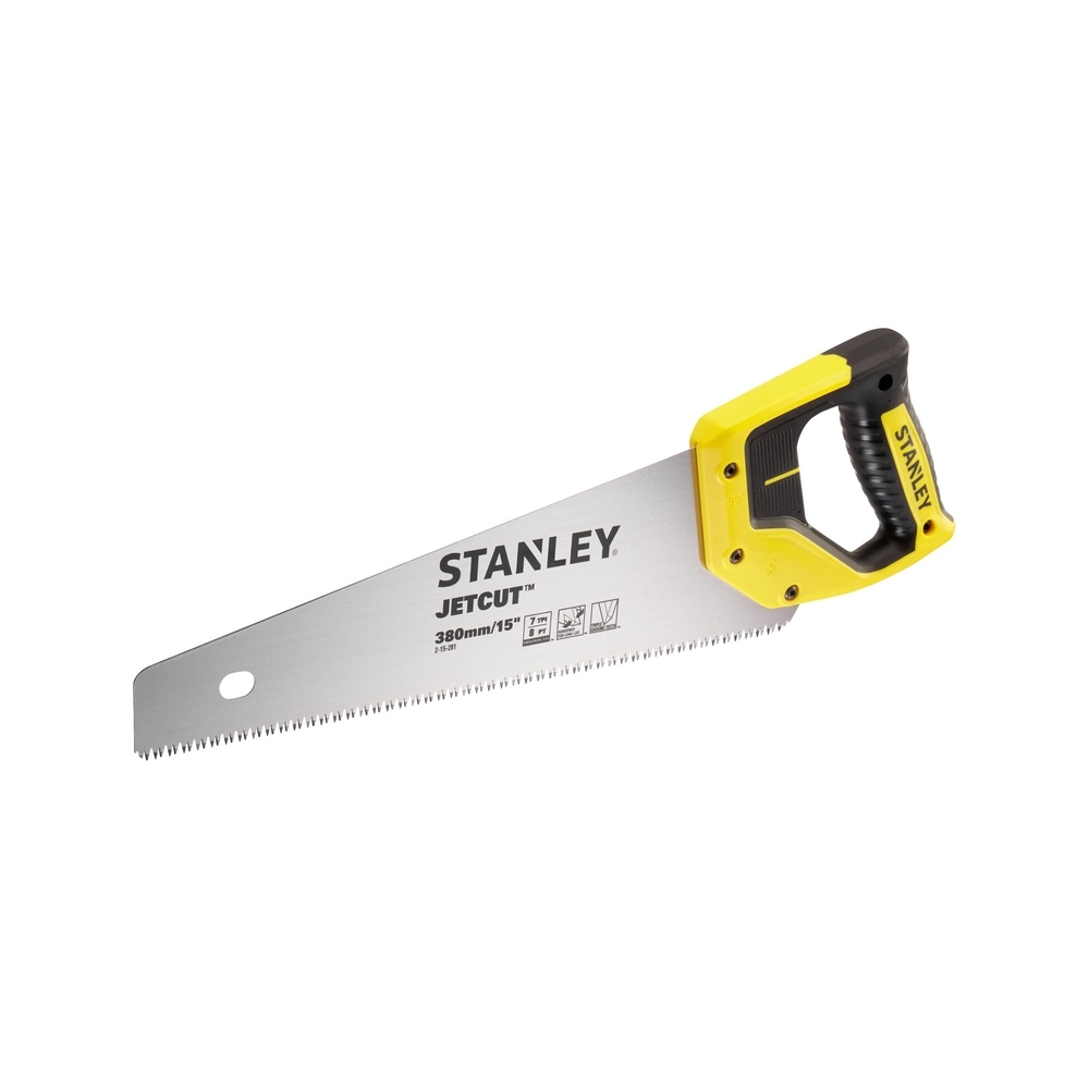 Scie égoïne Jet Cut coupe de débit moyenne section 380 mm - 2-15-281 - STANLEY