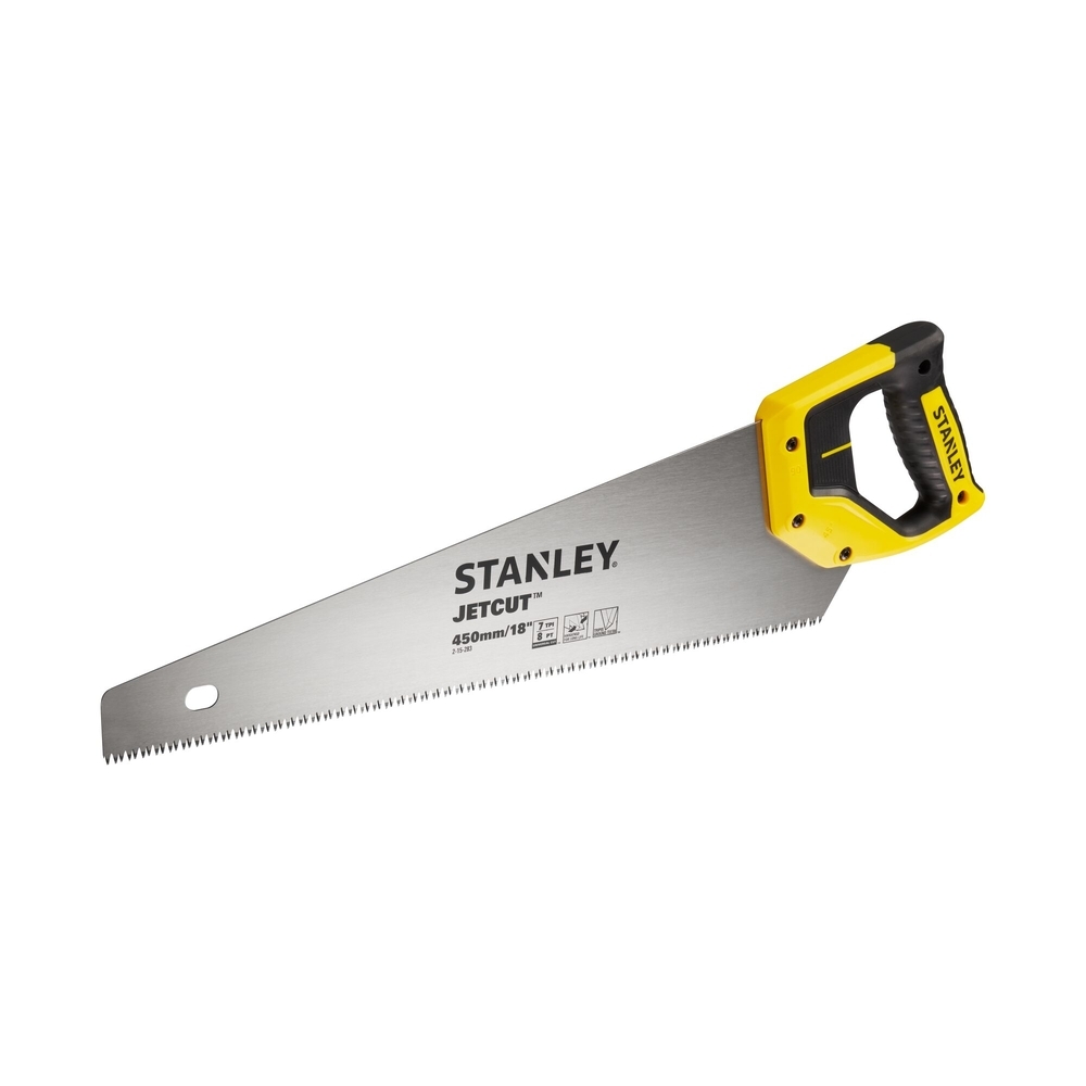 Scie égoïne Jet Cut coupe de débit moyenne section 450 mm - 2-15-283 - STANLEY