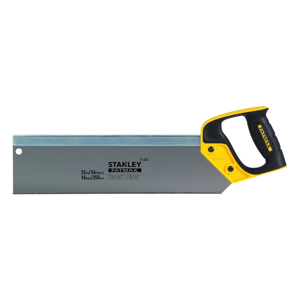 Scie à dos 350 mm - 13 dents/pouce - Fatmax - 2-17-202 - STANLEY FATMAX