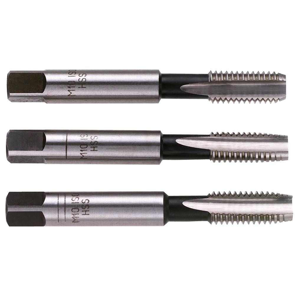 Jeu de 3 tarauds standards M10 x 1,5 mm ébaucheur intermédiaire et finisseur - FACOM - 227.10X150T3