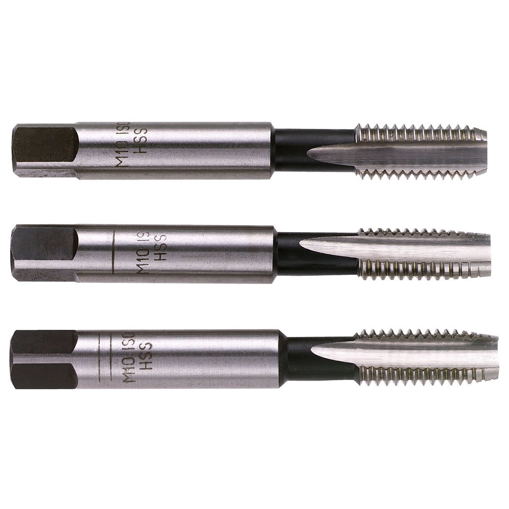 Jeu de 3 tarauds standards, M4 x 0,7 mm ébaucheur intermédiaire et finisseur - FACOM - 227.4X70T3