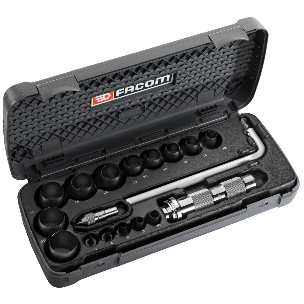 Coffret d'emporte-pièces pour joints - 18 pièces - FACOM - 245.J1A