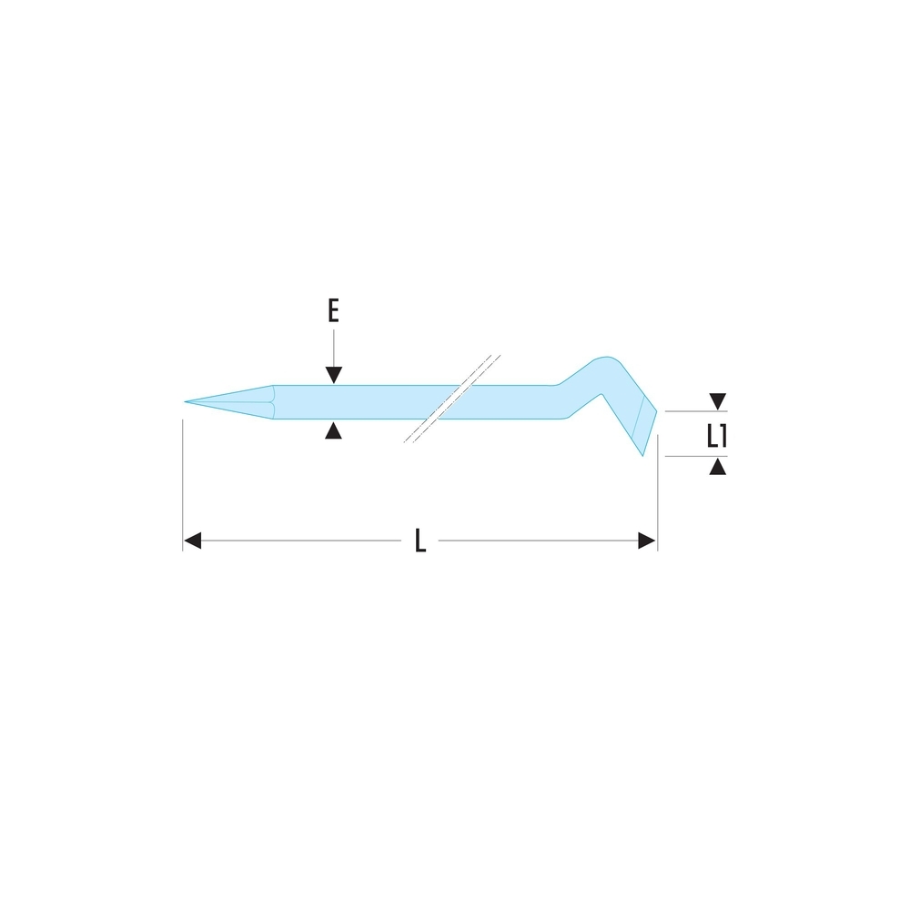 Pince levier contrecoudée 40cm - FACOM - 269