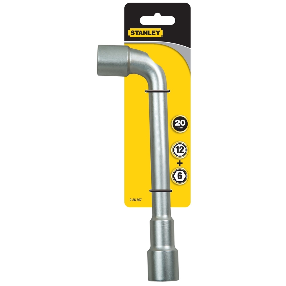 Clé à pipe débouchée 6 x 12 pans 20 mm - 2-86-697 - STANLEY