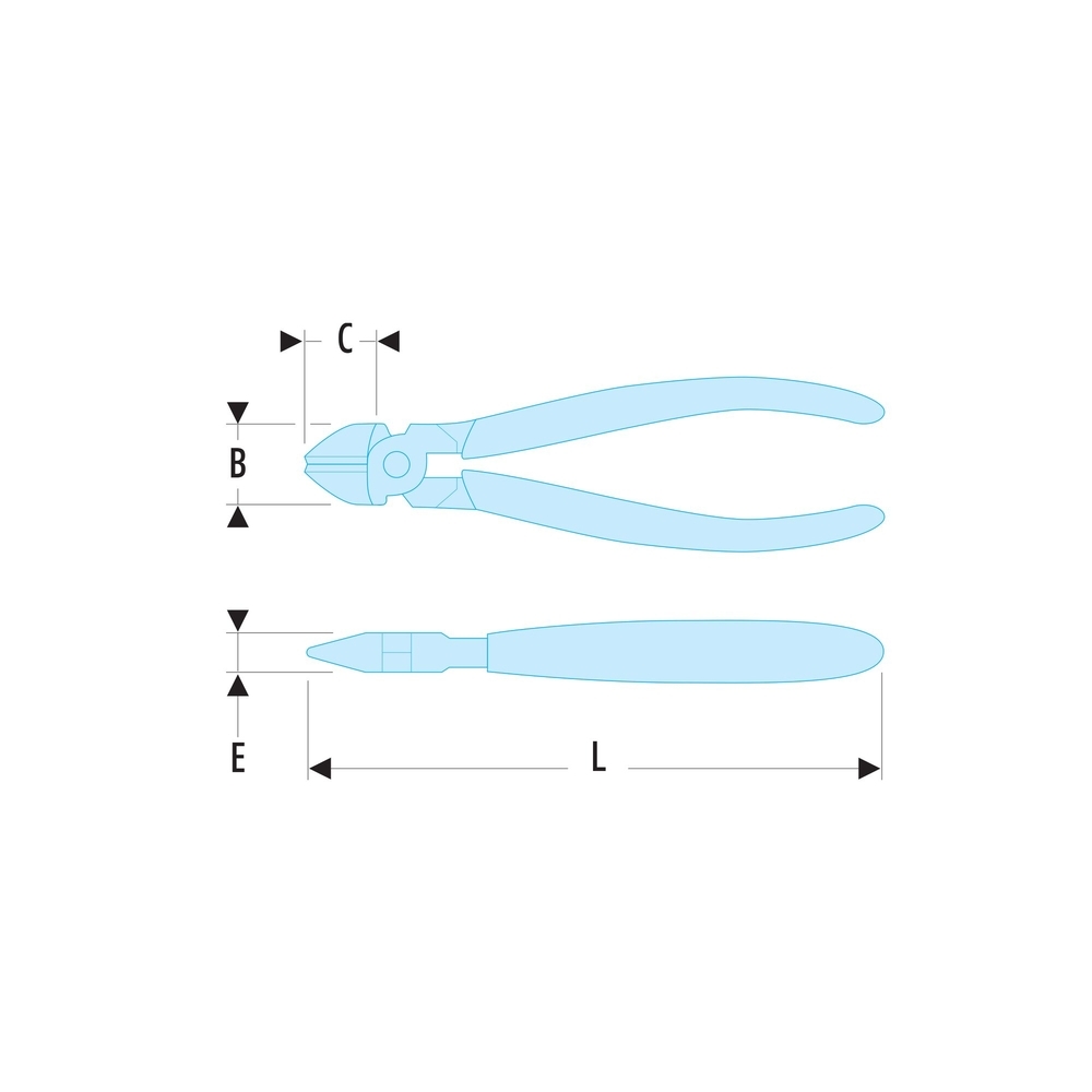 Pince micro coupante axiale - Par 5 - FACOM - 405.10