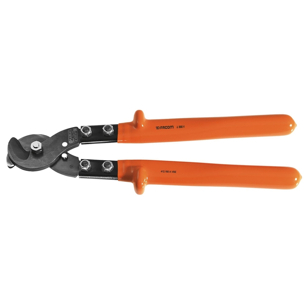 Coupe-câbles cuivre et alu isolé 1000 V série VSE capacité 32 mm - FACOM - 412.150AVSE