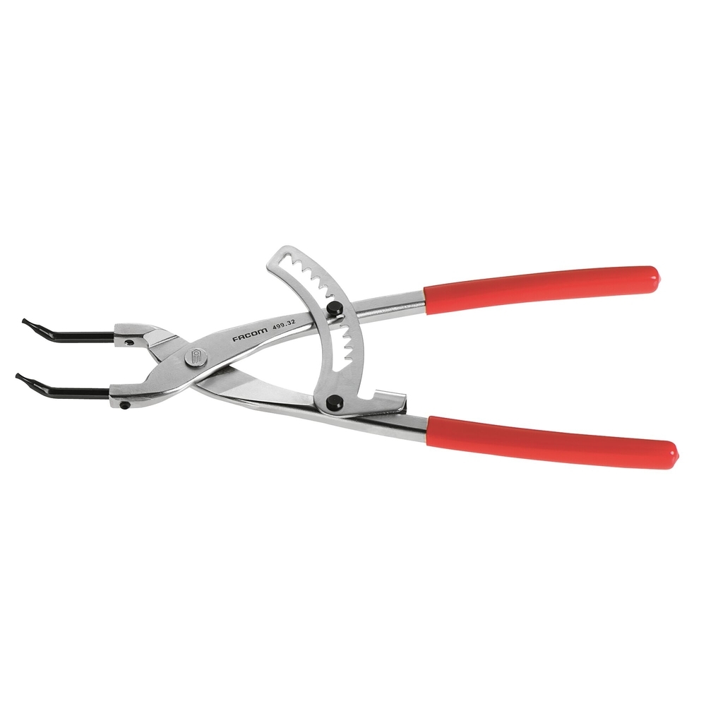 Pince à crémaillère fermantes droites pour circlips intérieurs 85-200 mm - FACOM - 499.32
