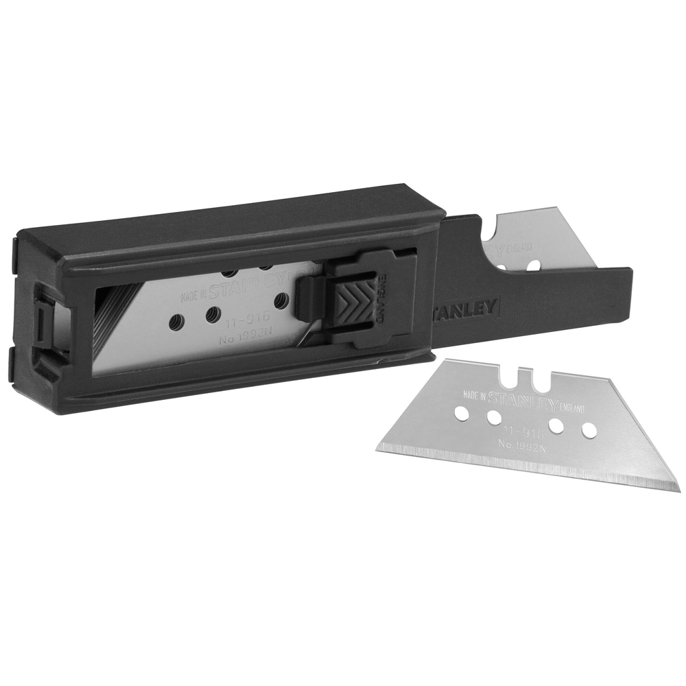 Lames de couteau 1992 avec trou - 10 distributeur de 10 lames - 6-11-916 - STANLEY