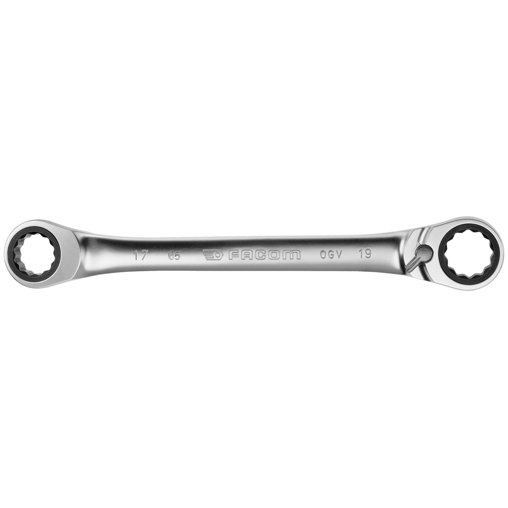 Clé cliquet oeil 15° 17x19 mm - FACOM - 65.17X19