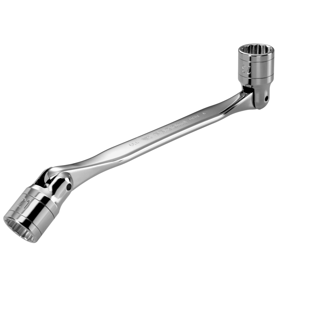 Clé à douilles articulées 14x15mm - FACOM - 66A.14X15