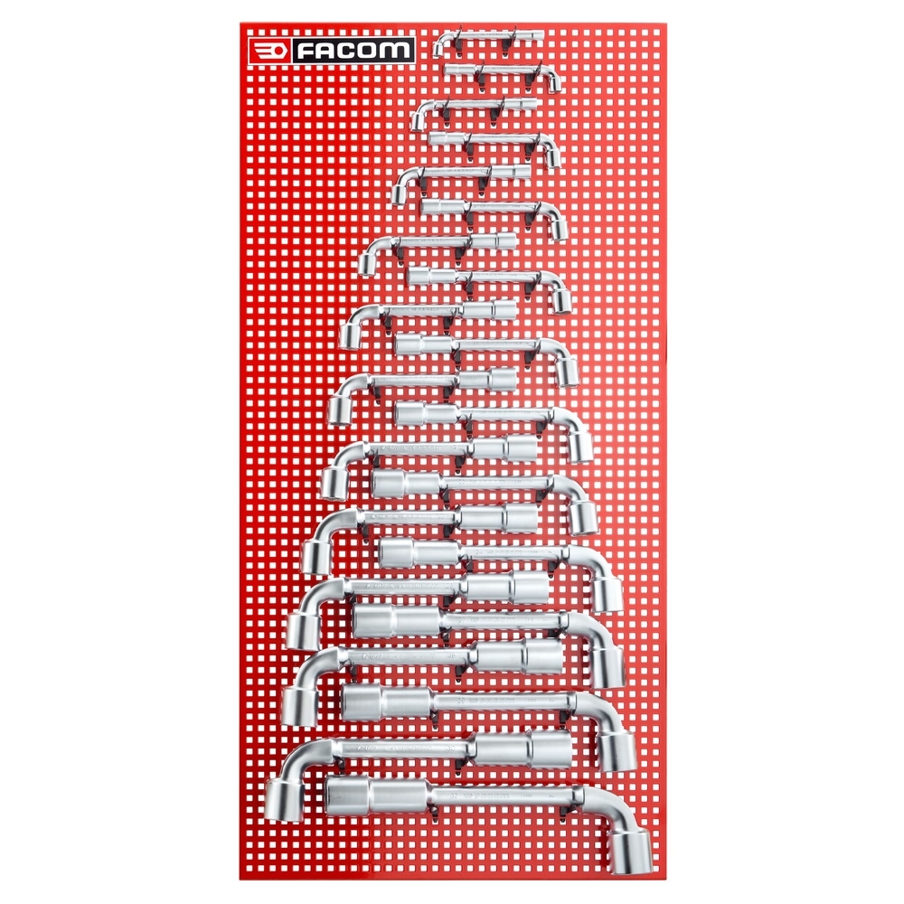 Jeu de clés à pipe débouchées 22 pièces, de 8 à 32 mm - FACOM - 75.P22M